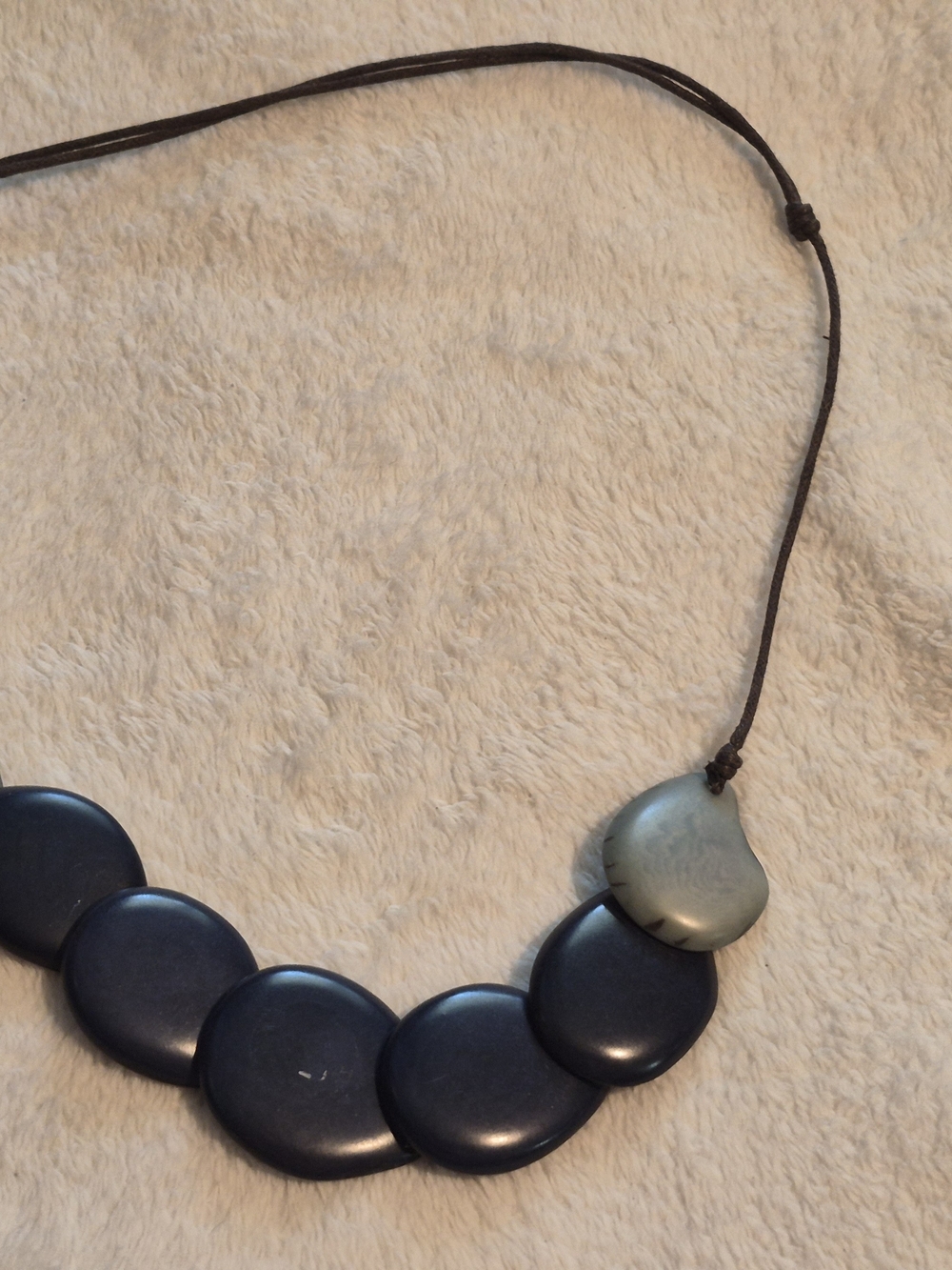 J. Jill Gradient Tagua Nut Bib Necklace